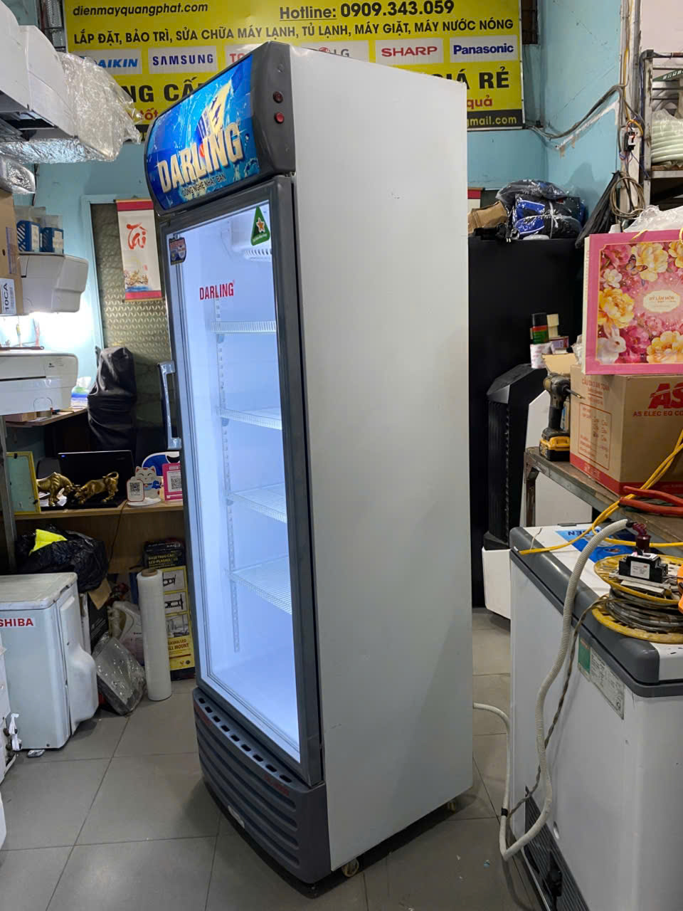 Tủ mát Darling 400L Inverter DL-4000A3 ZIN - FreeShip - Hình ảnh 5