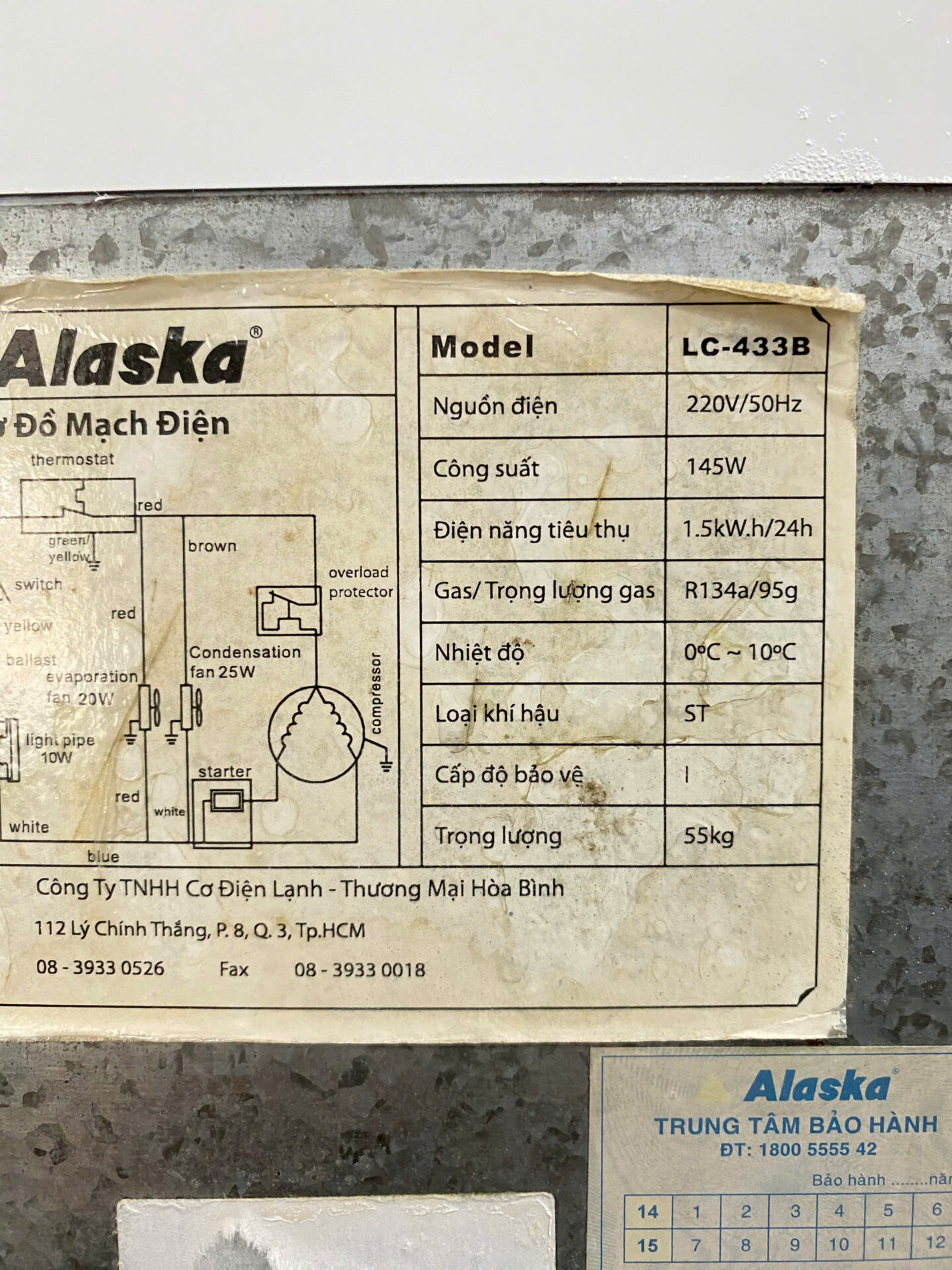 Tủ mát Alaska 300 lít LC-433B - Miễn phí vận chuyển - Hình ảnh 6