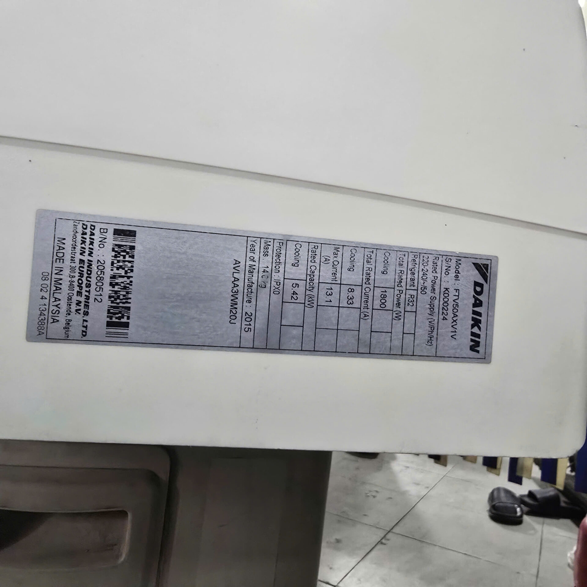 Máy lạnh Daikin 2HP - Bao công lắp - BH 6 tháng - Hình ảnh 6