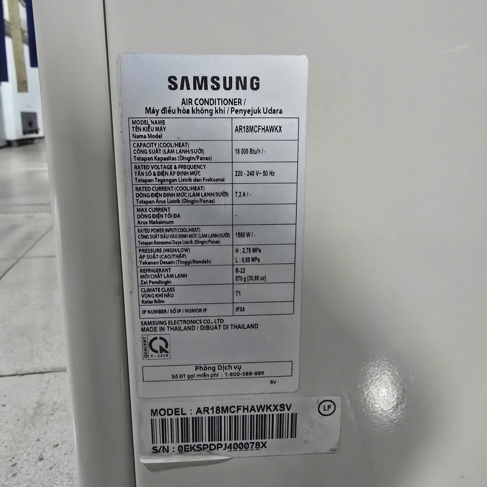 Máy lạnh Samsung 2HP - Bao công lắp đặt - Hình ảnh 7