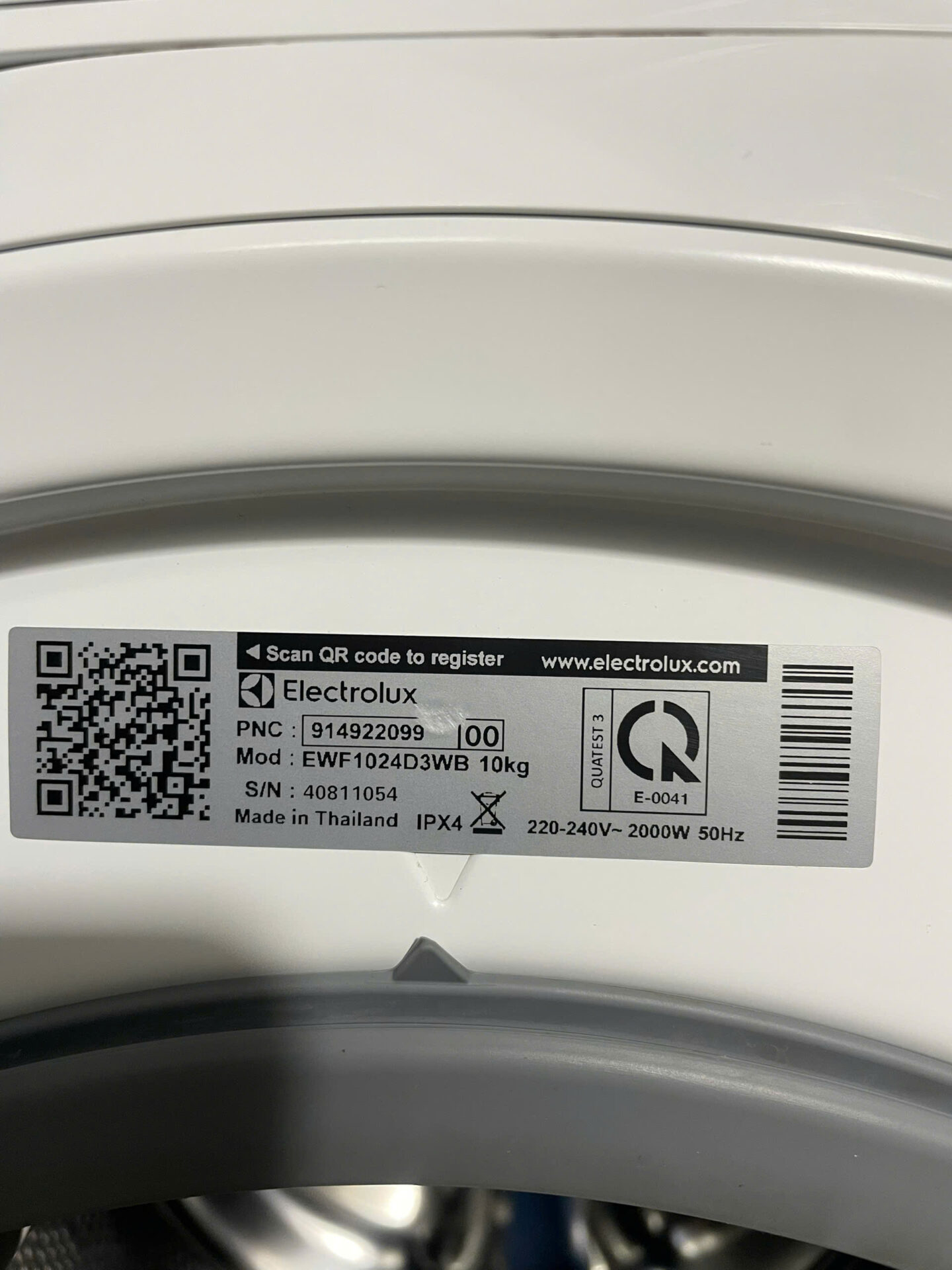 Máy giặt Electrolux 10kg Inverter - Free Ship - BH 12th - Hình ảnh 8