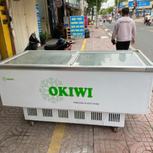 Tủ đông Okiwi kính lùa 800 lít Bền bỉ - Free Ship