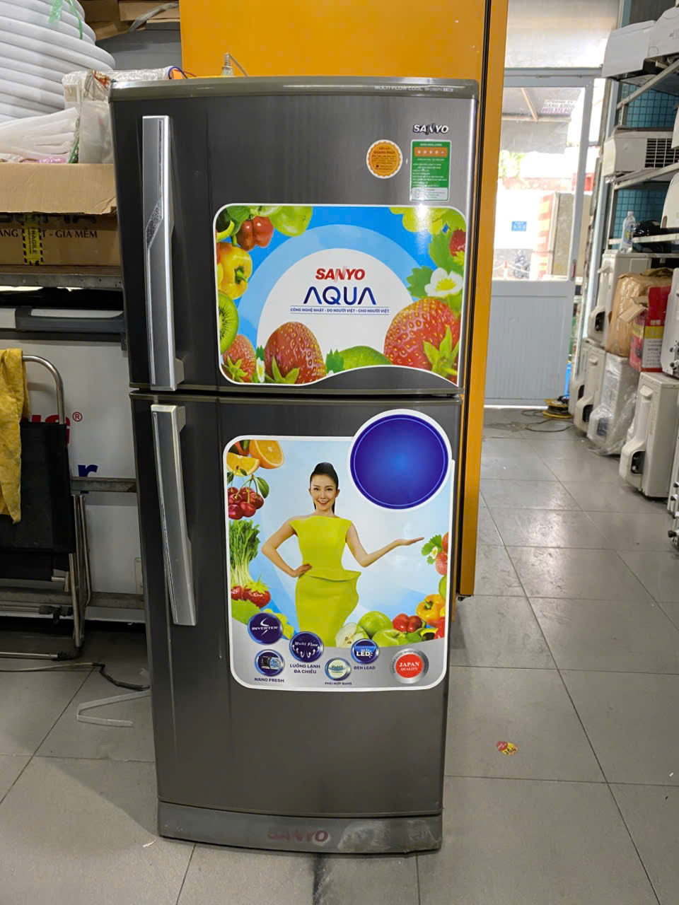 Tủ lạnh Sanyo 185 lít Bền bỉ – Free Ship