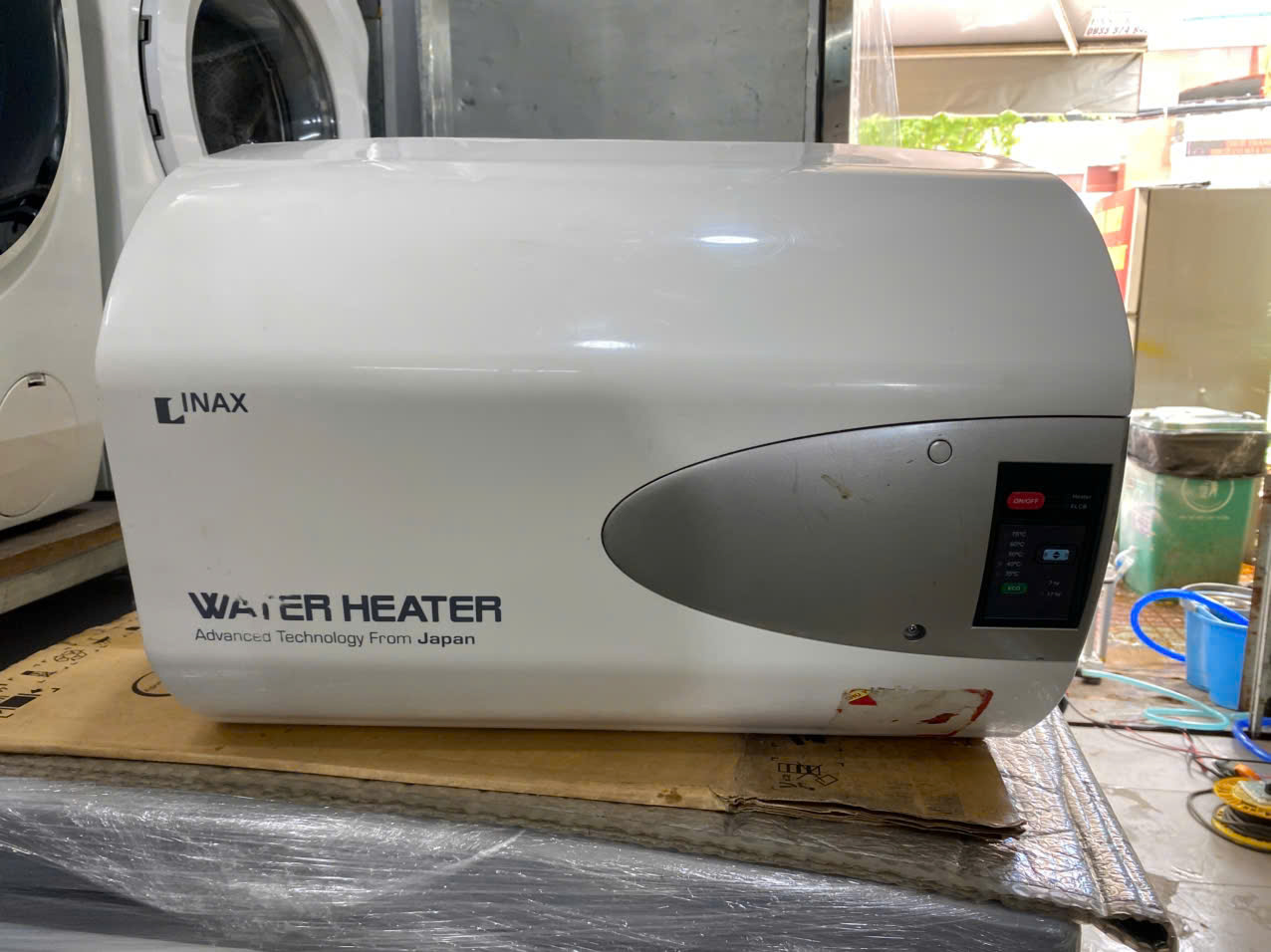 Bình nóng lạnh gián tiếp INAX 30 lít - Free Ship