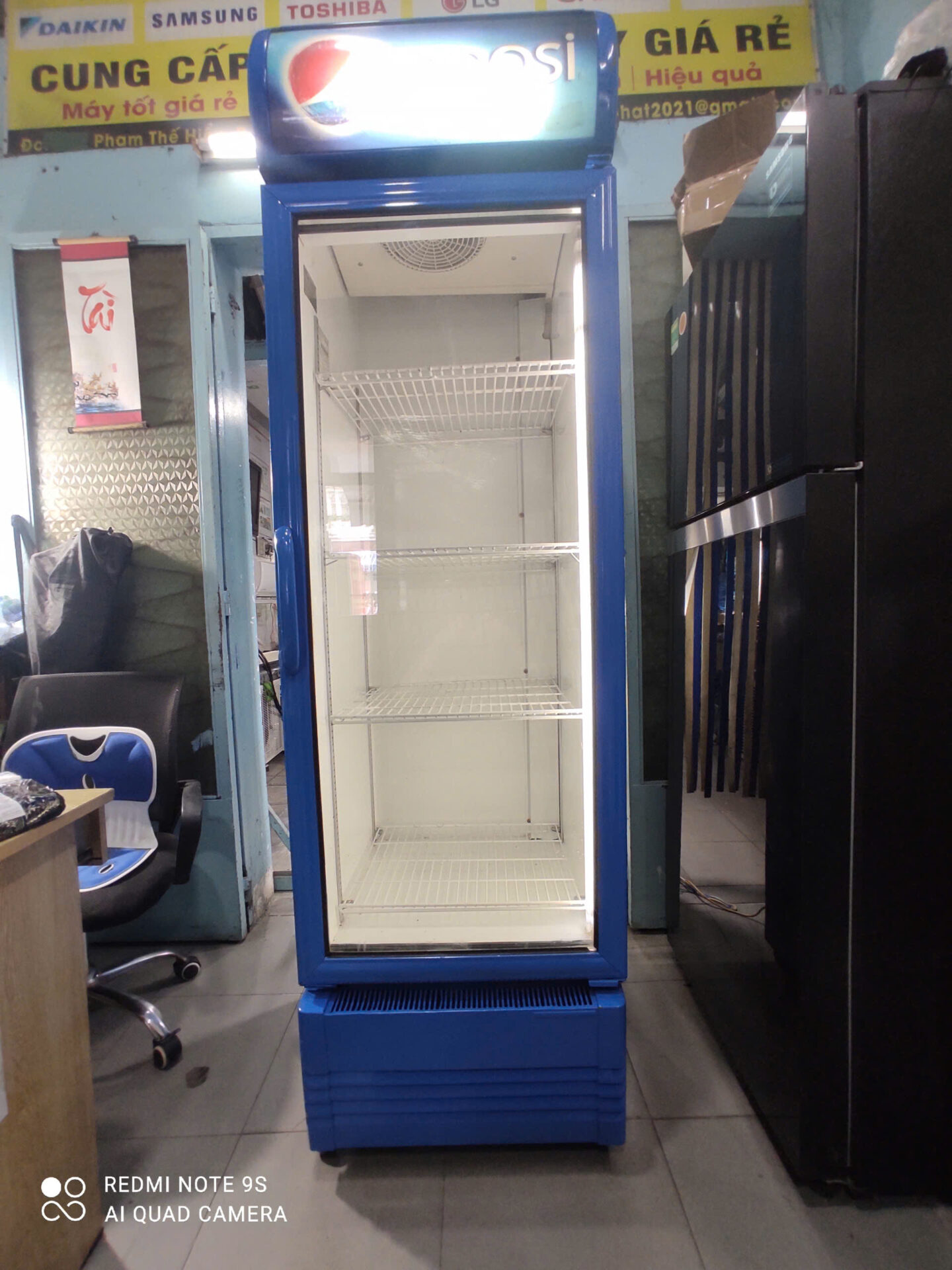 Tủ mát Sanden 400 lít ThaiLan PVC-400SDX - FreeShip
