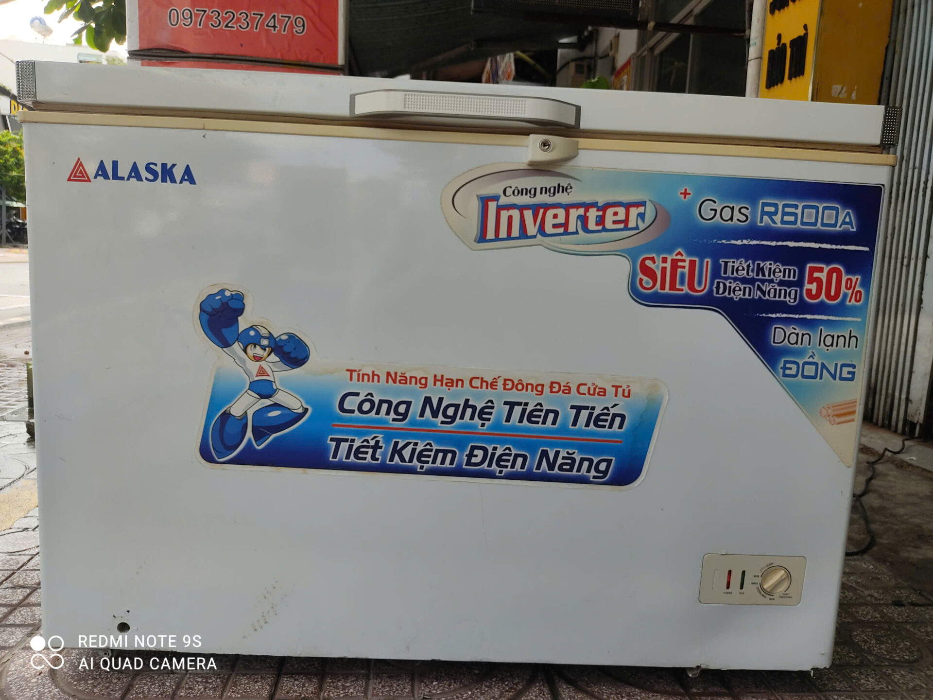 Tủ đông Alaska 295 lít Inverter BD-400CI Free Ship
