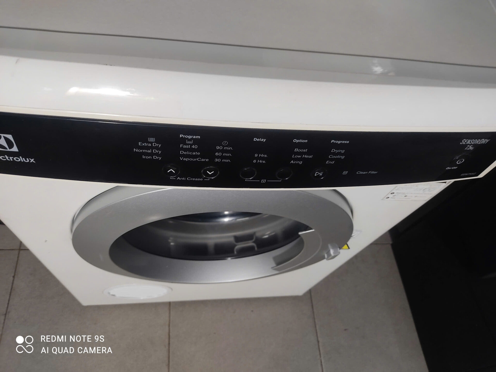 Máy sấy quần áo Electrolux 7.5kg - Free Ship - Hình ảnh 3