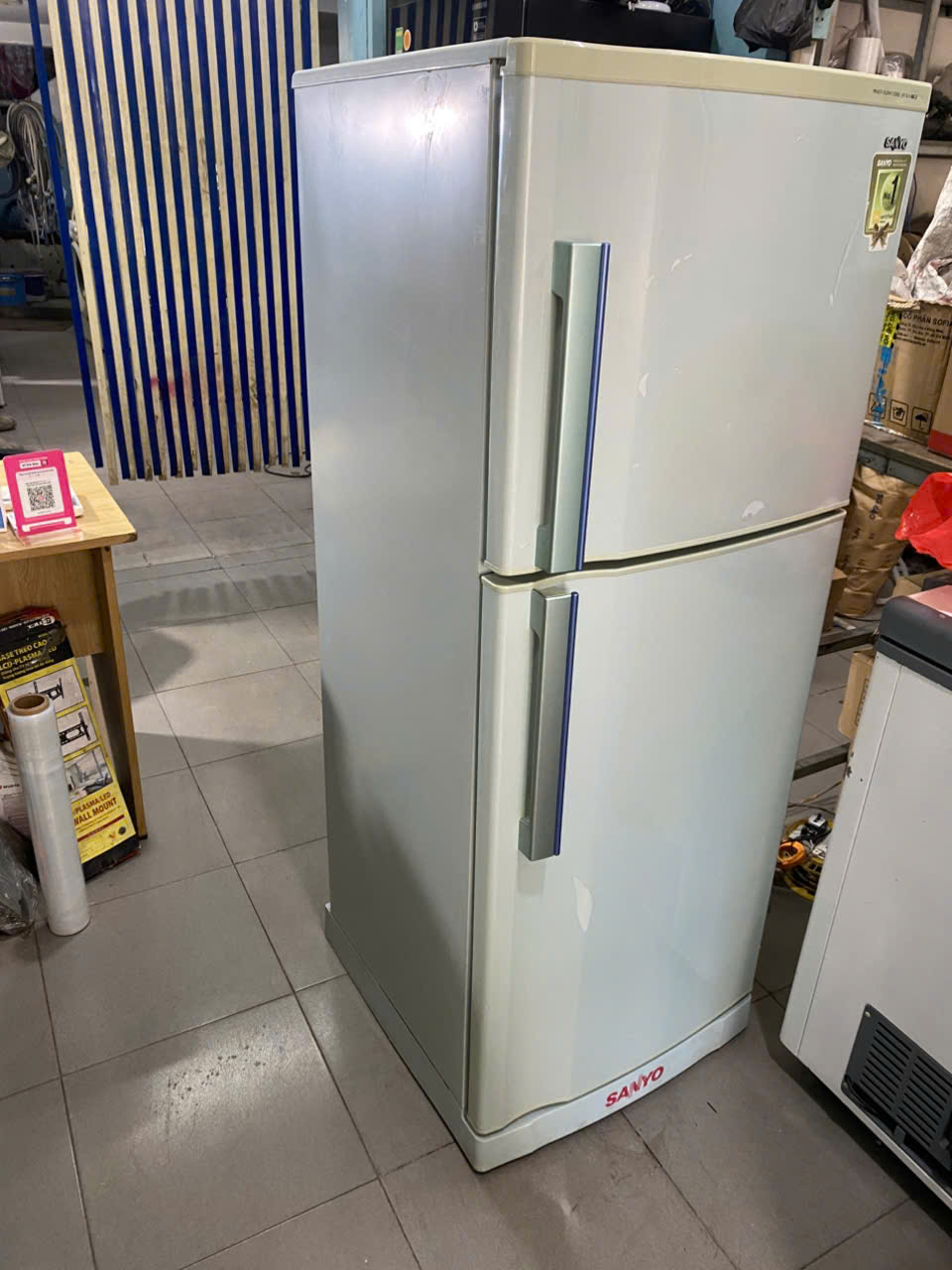 Tủ lạnh Sanyo 250 lít Ko đóng tuyết - Free Ship - Hình ảnh 4