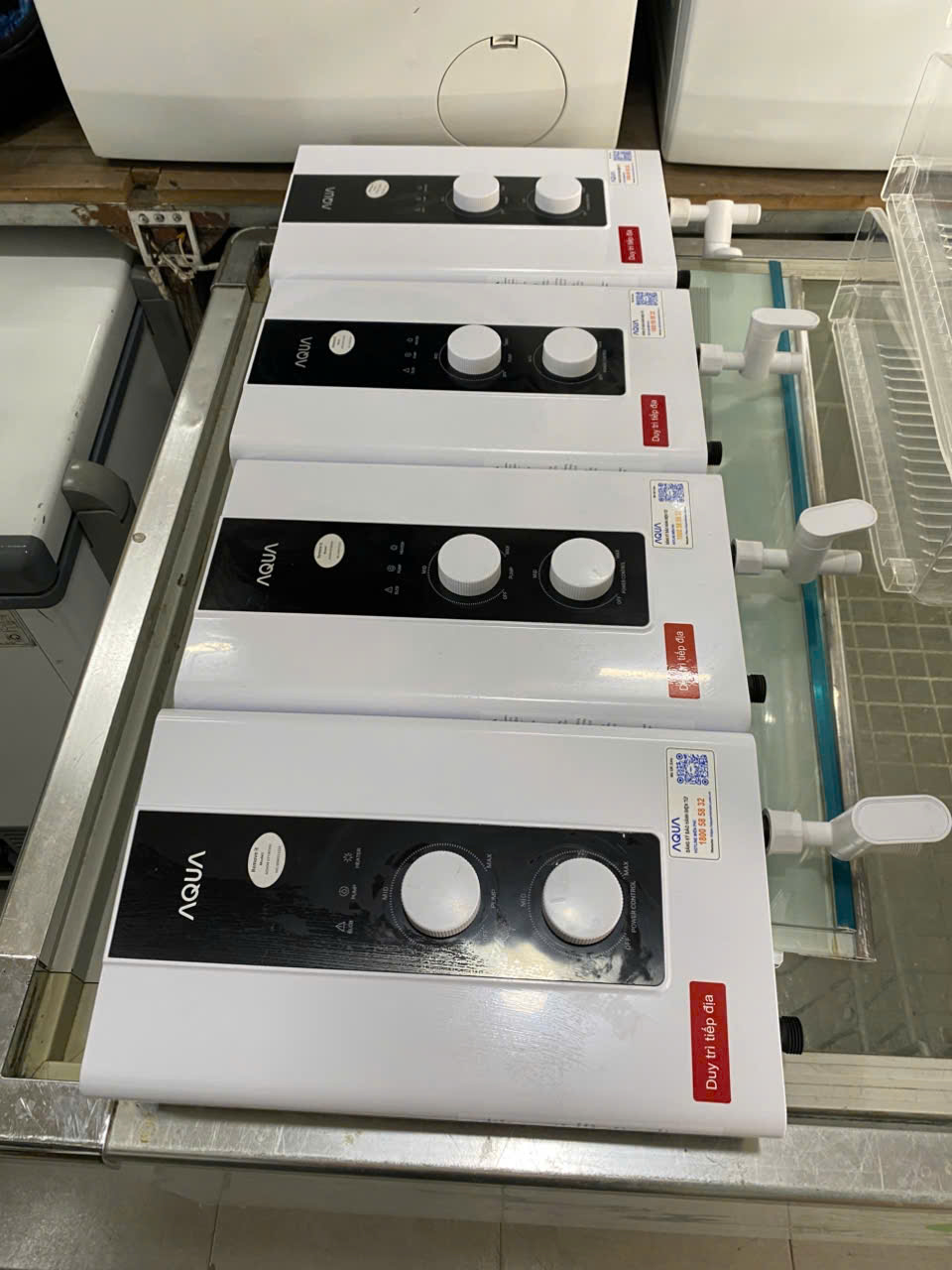 Máy nước nóng trực tiếp Aqua có bơm AEI45M-EP1W(VN) - Free Ship - Hình ảnh 5