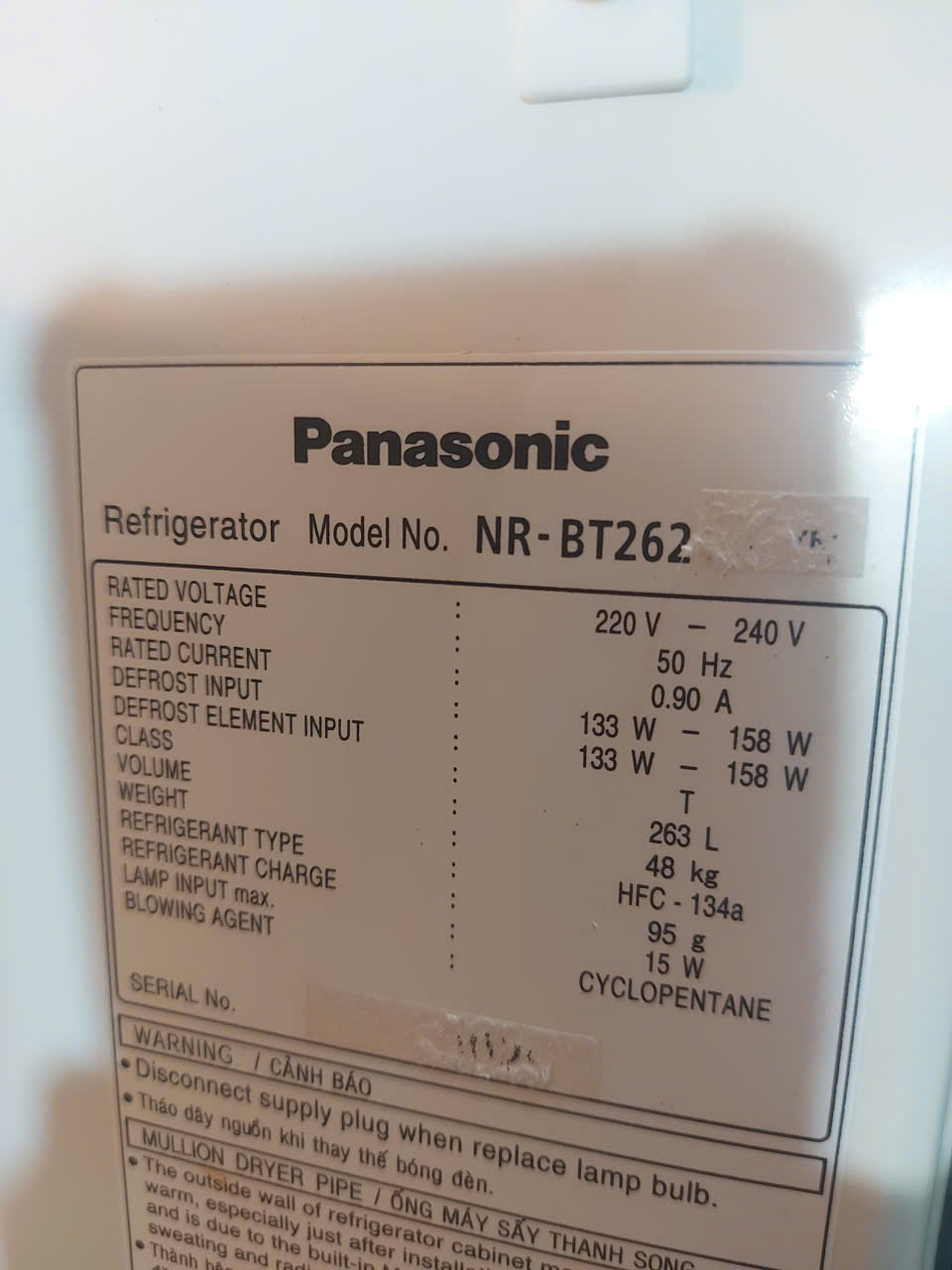 Tủ lạnh Panasonic 263 lít Bền bỉ - Free Ship - Hình ảnh 7