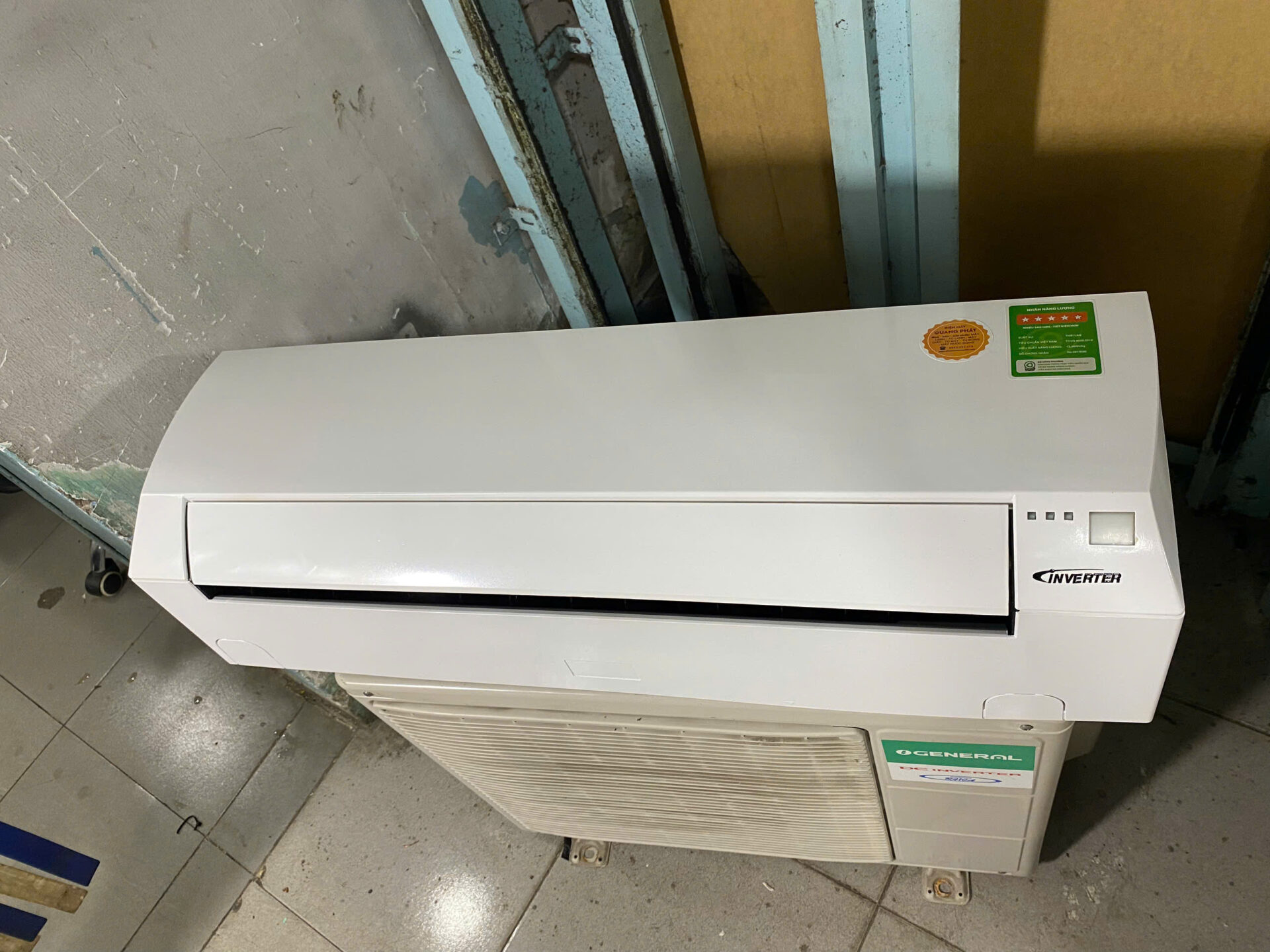 Máy lạnh General 1.5hp Inverter ASGG12JLTB-V - Bao công lắp