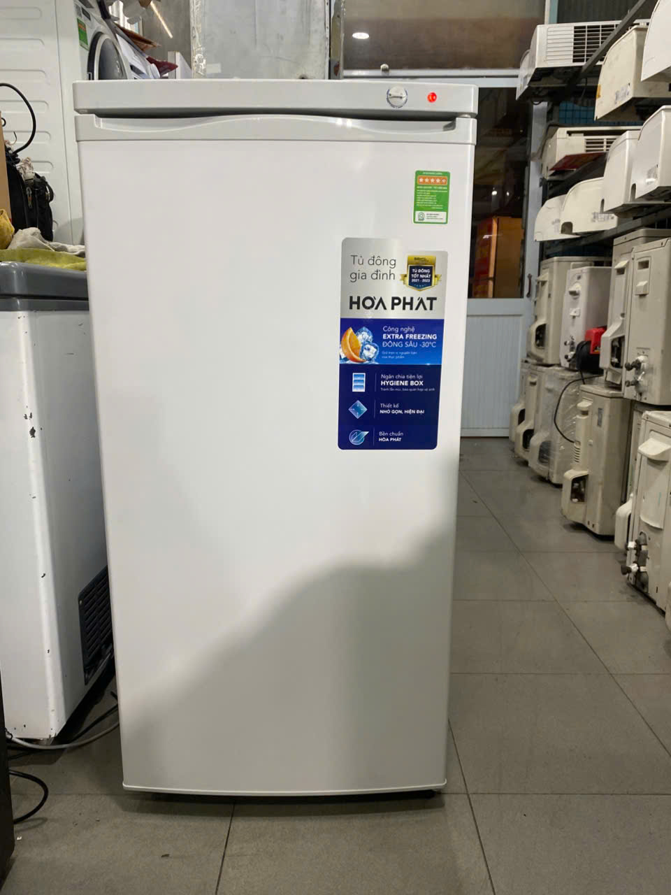 Tủ đông đứng Hòa Phát 147 lít BH 12 tháng HPF UAH6147 FreeShip
