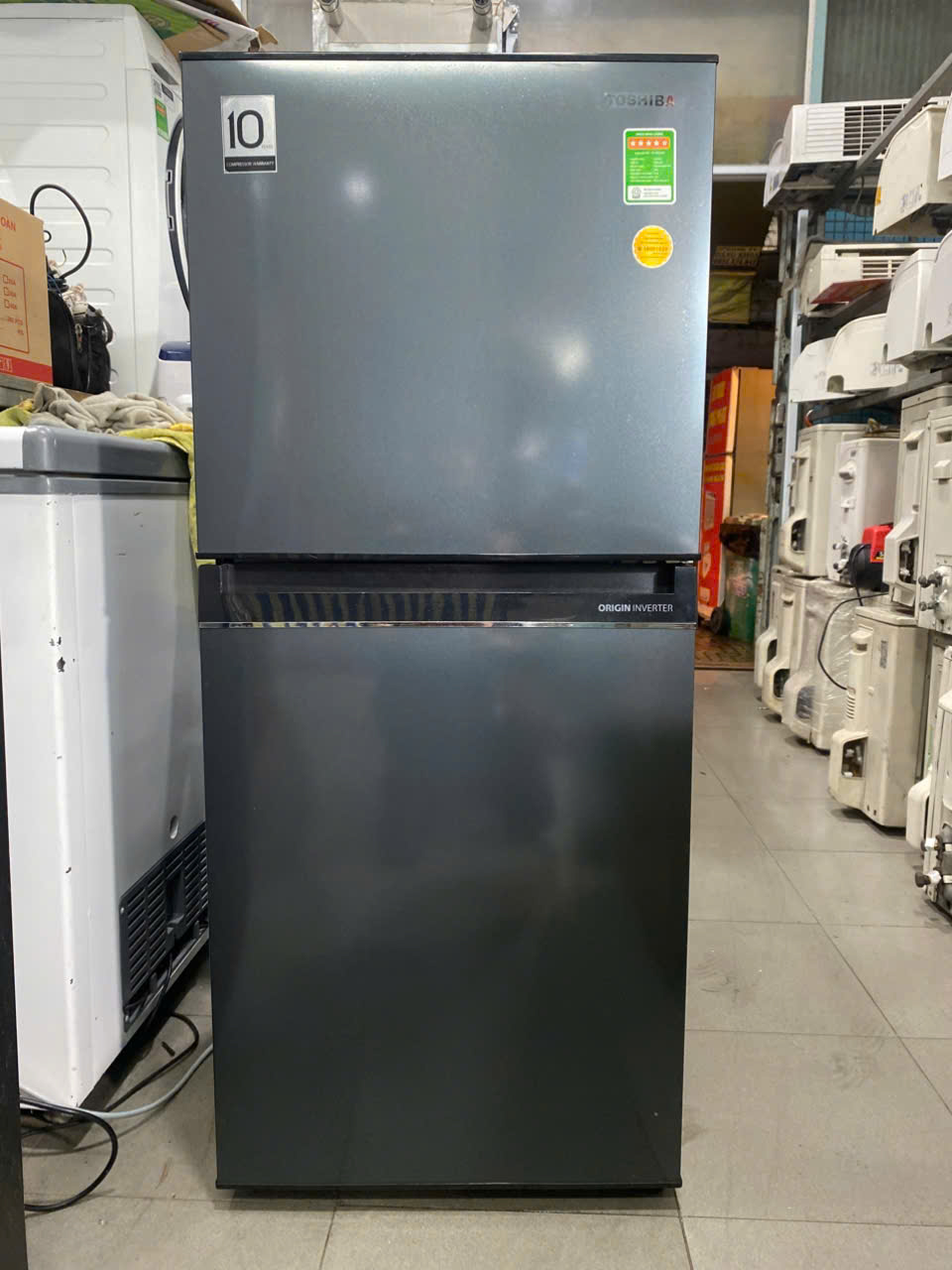 Tủ lạnh Toshiba 180 lít Inverter GR-RT234WE-PMV BH hãng 12 tháng