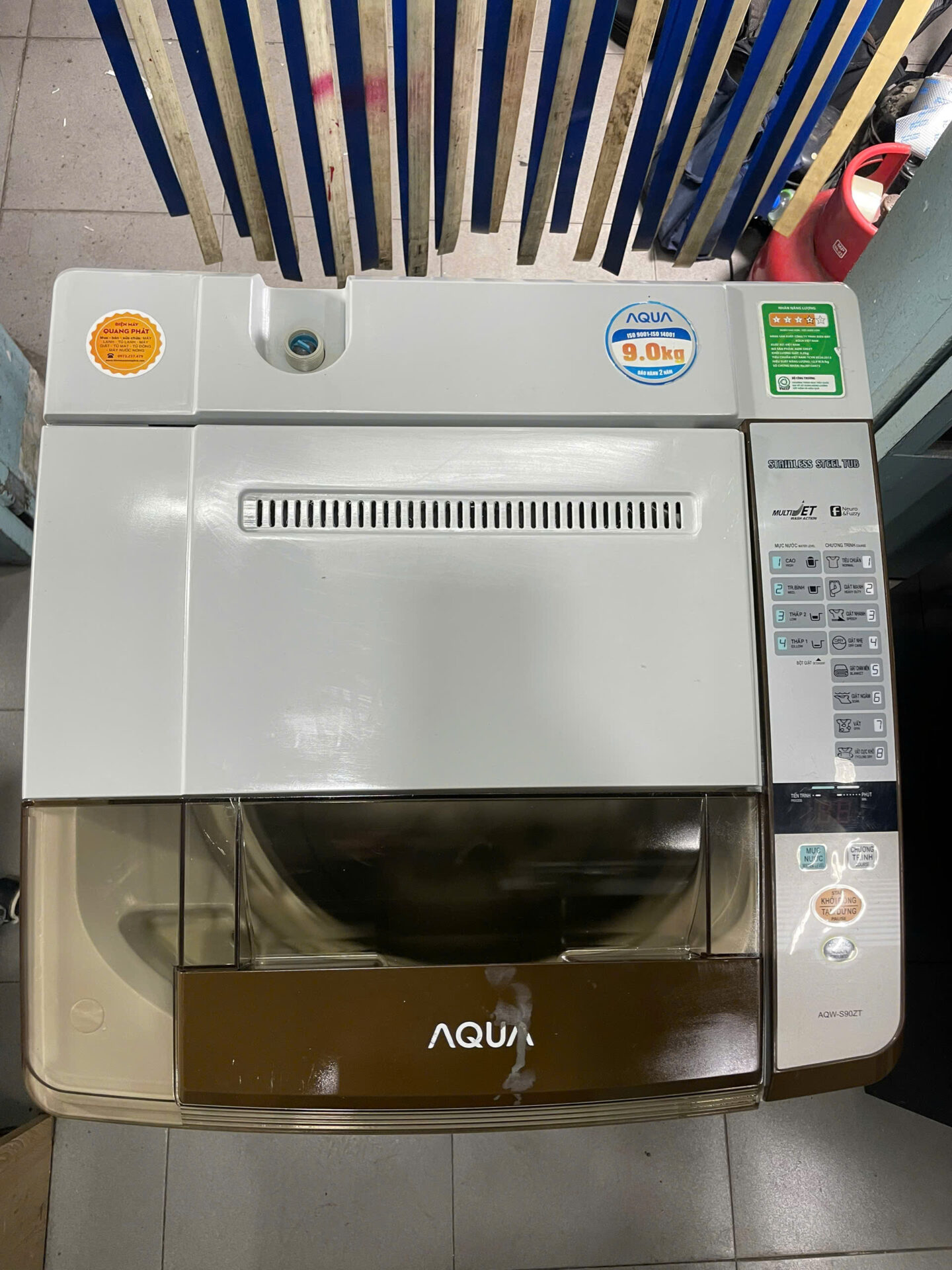 Máy giặt Aqua 9kg - Free Ship & lắp đặt - Hình ảnh 4