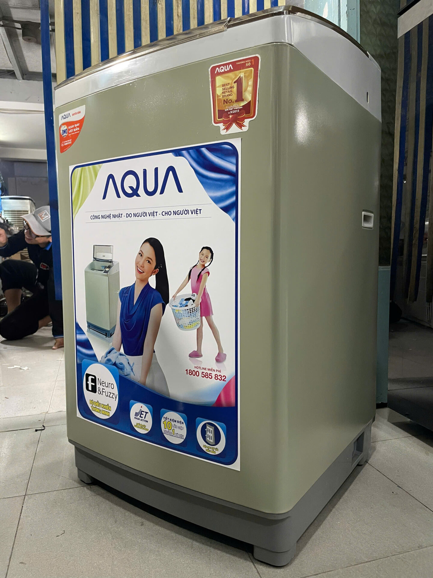 Máy giặt Aqua 9kg - Free Ship & lắp đặt - Hình ảnh 5