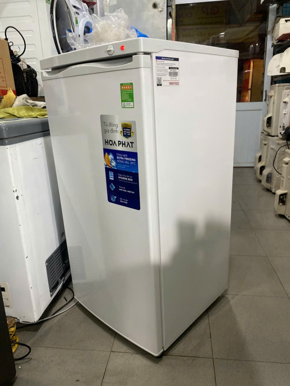 Tủ đông đứng Hòa Phát 147 lít BH 12 tháng HPF UAH6147 FreeShip - Hình ảnh 5