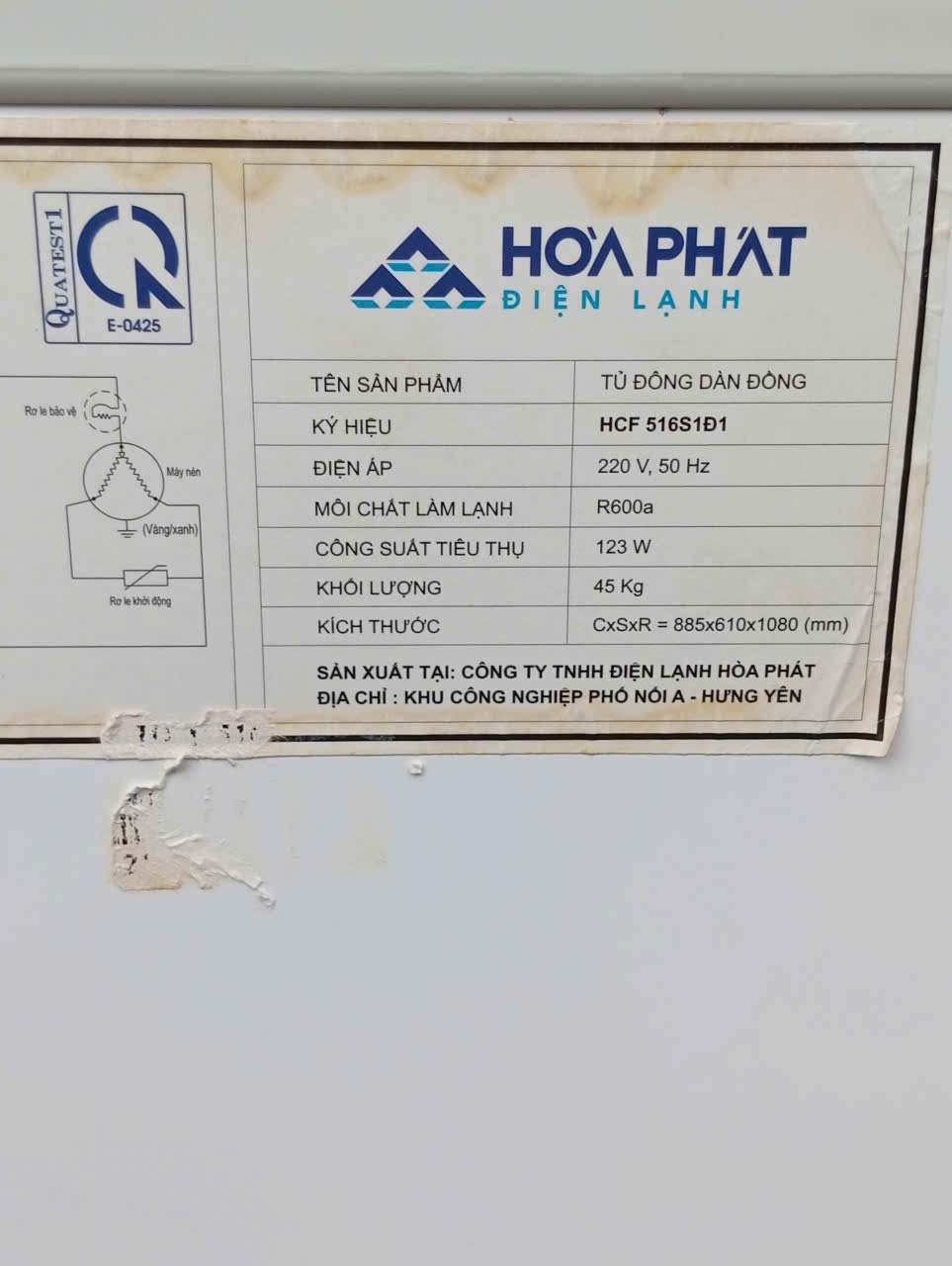 Tủ đông Hòa Phát 252 lít HCF 516S1Đ1 - Free Ship - Hình ảnh 7