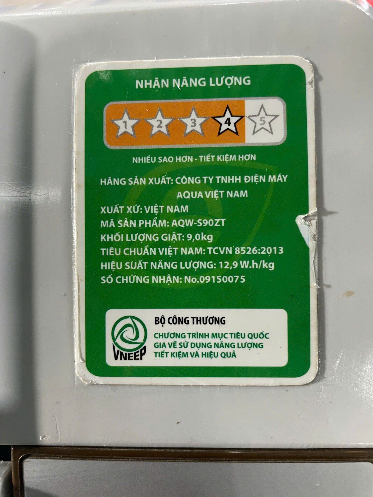 Máy giặt Aqua 9kg - Free Ship & lắp đặt - Hình ảnh 8